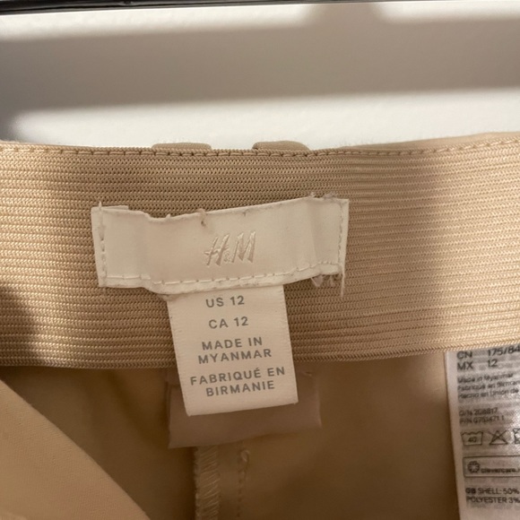 H&M Cream Straight Leg Women’s Slacks - Picture 8 of 9